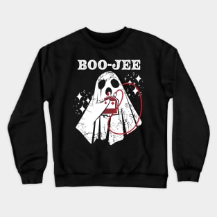 Cute Boujee Spooky Boo-Jee Halloween Costume Crewneck Sweatshirt